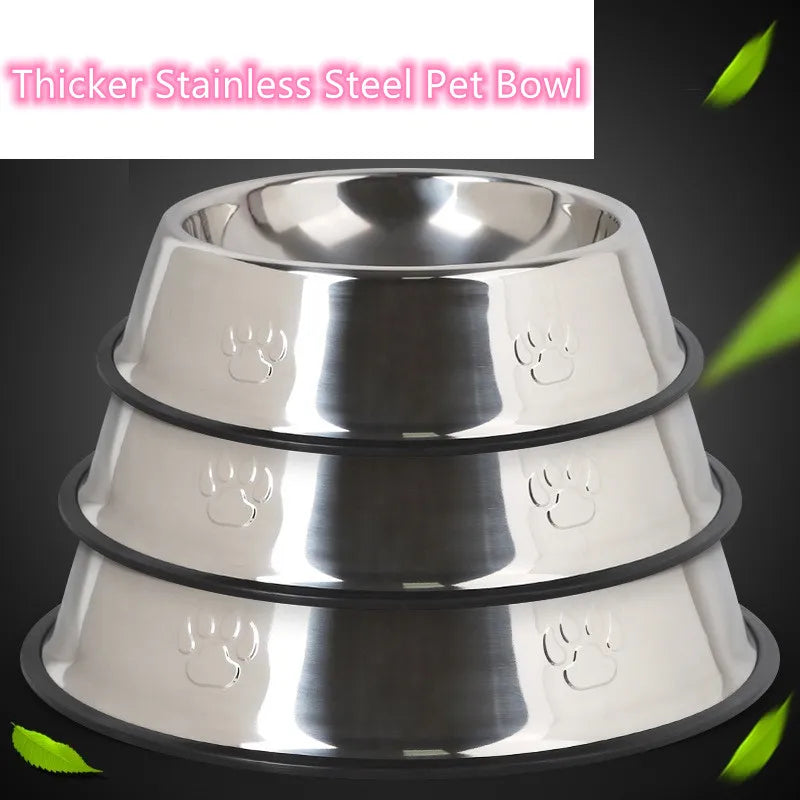 Stainless Steel Skidproof Pet Bowl