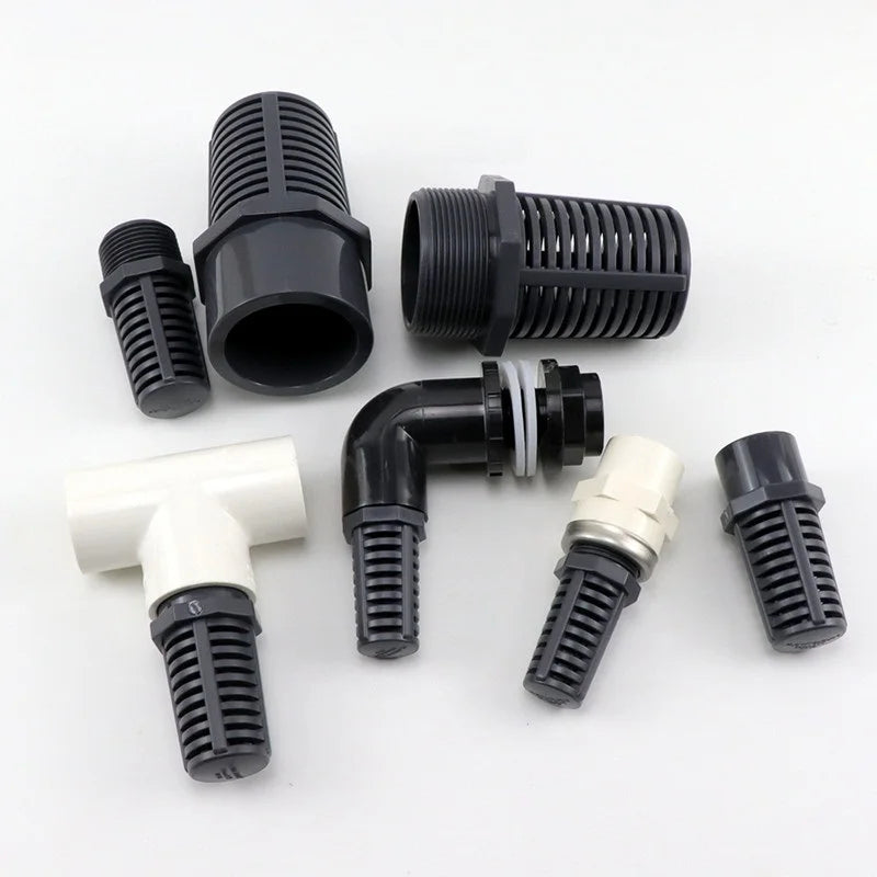 PVC Threaded Aquarium Filter Strainer