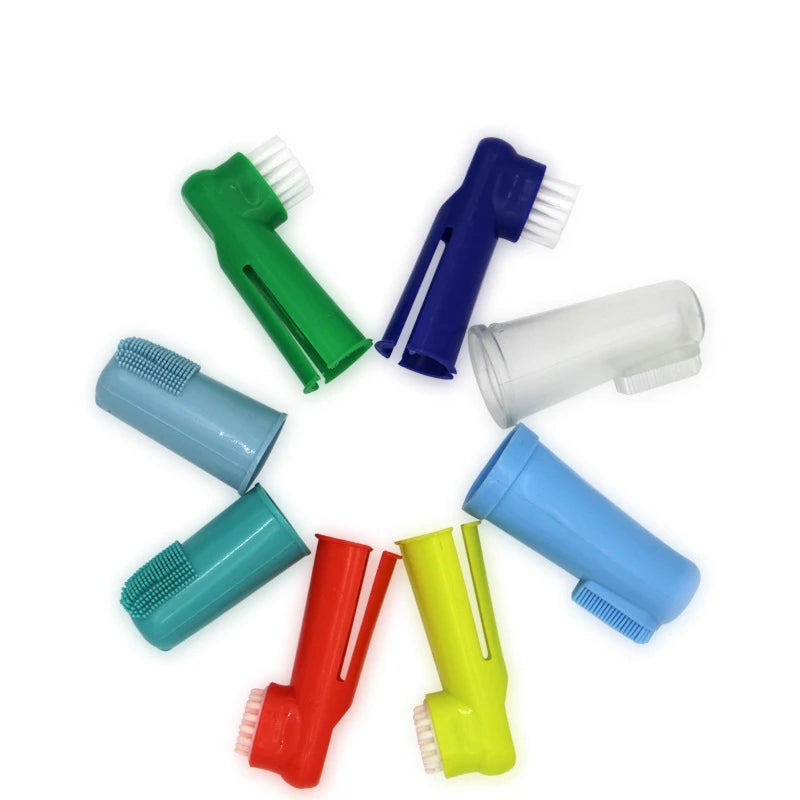 Soft Pet Finger Toothbrush - Dog Dental Cleaning Tool