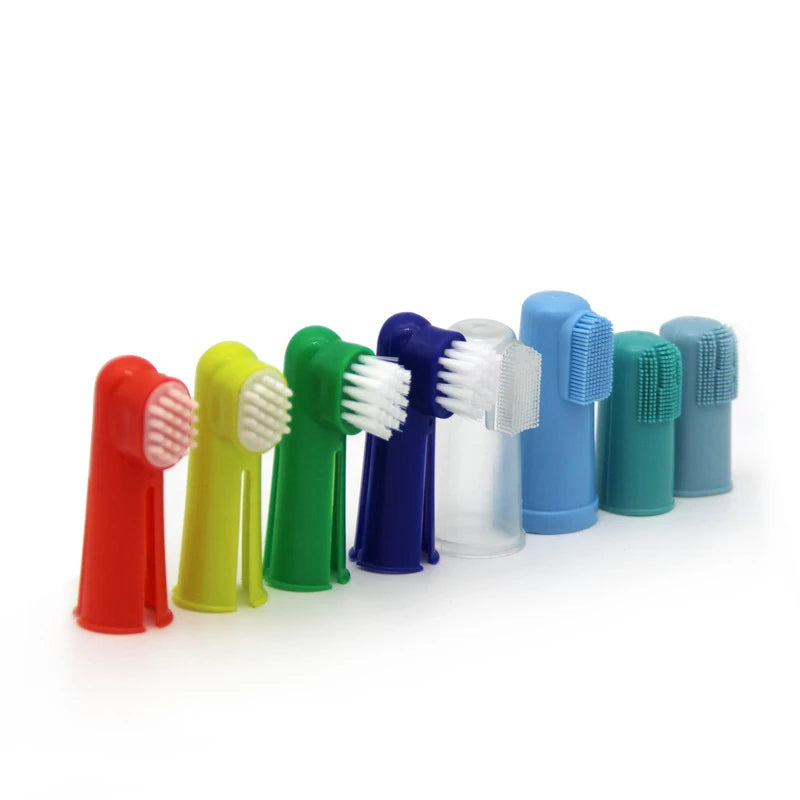 Soft Pet Finger Toothbrush - Dog Dental Cleaning Tool