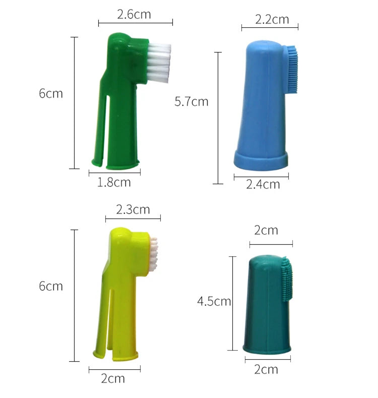 Soft Pet Finger Toothbrush - Dog Dental Cleaning Tool