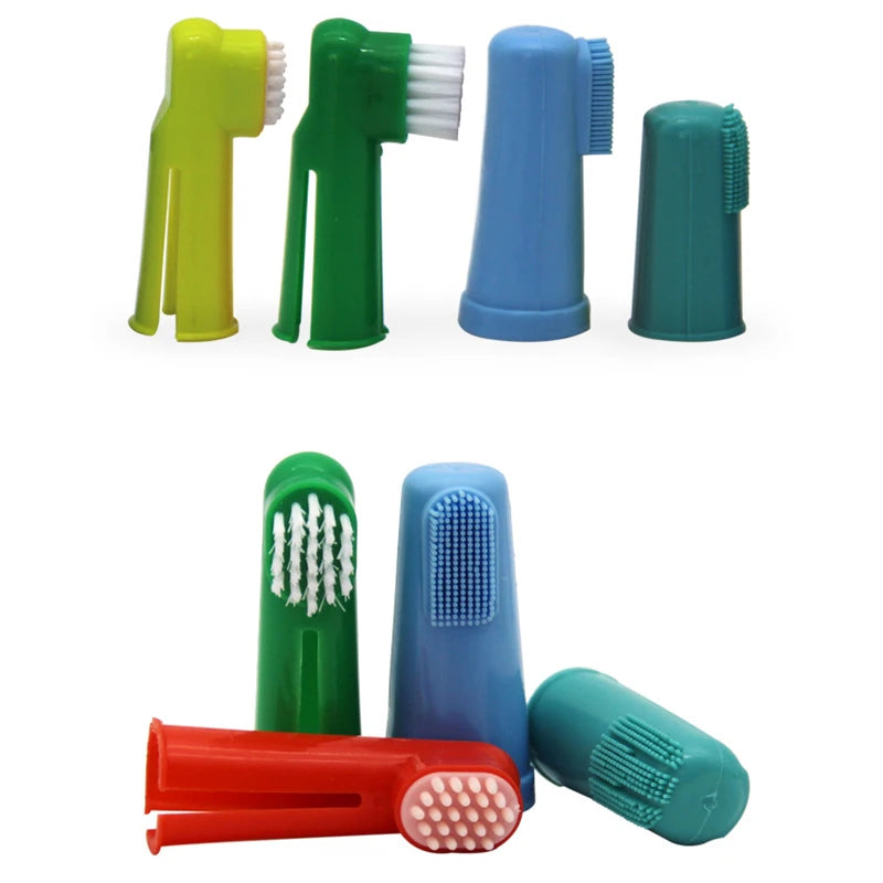 Soft Pet Finger Toothbrush - Dog Dental Cleaning Tool