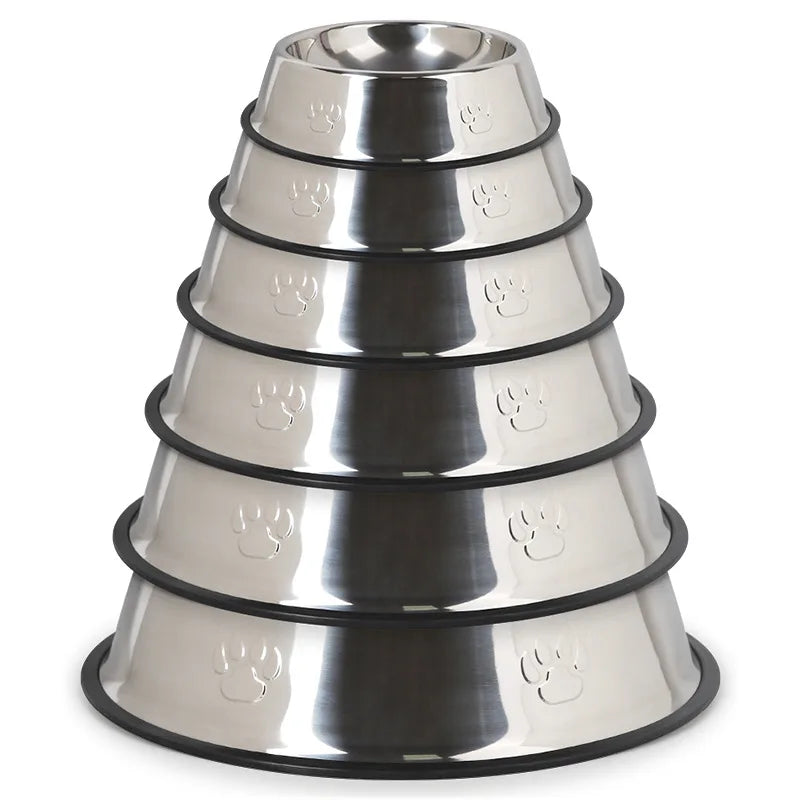 Stainless Steel Skidproof Pet Bowl
