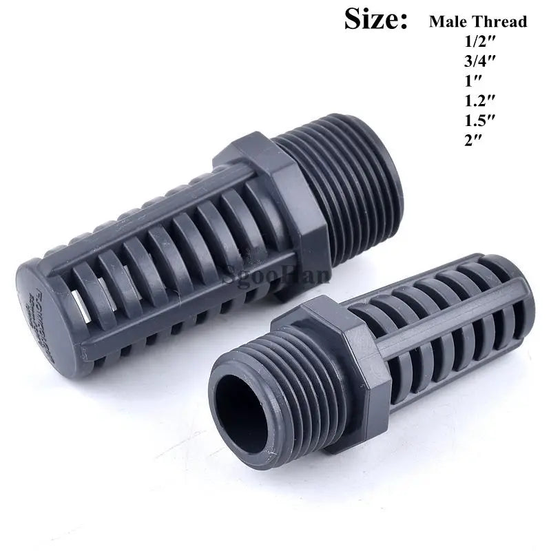 PVC Threaded Aquarium Filter Strainer