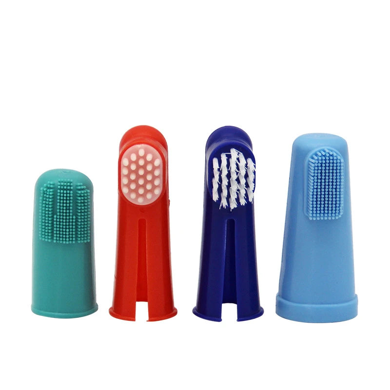 Soft Pet Finger Toothbrush - Dog Dental Cleaning Tool