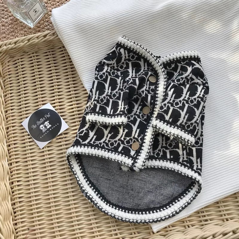 Trendy Dog Clothes Knitted Cardigan
