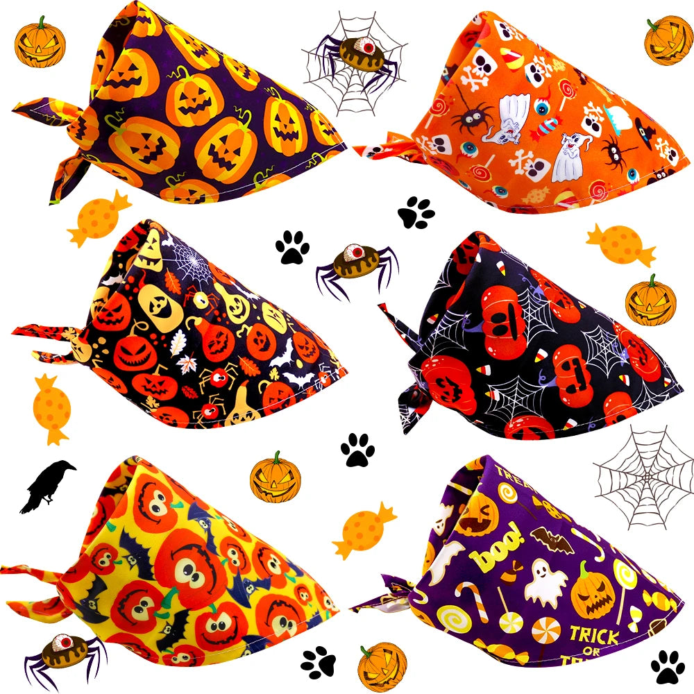 Halloween Dog Bandanas
