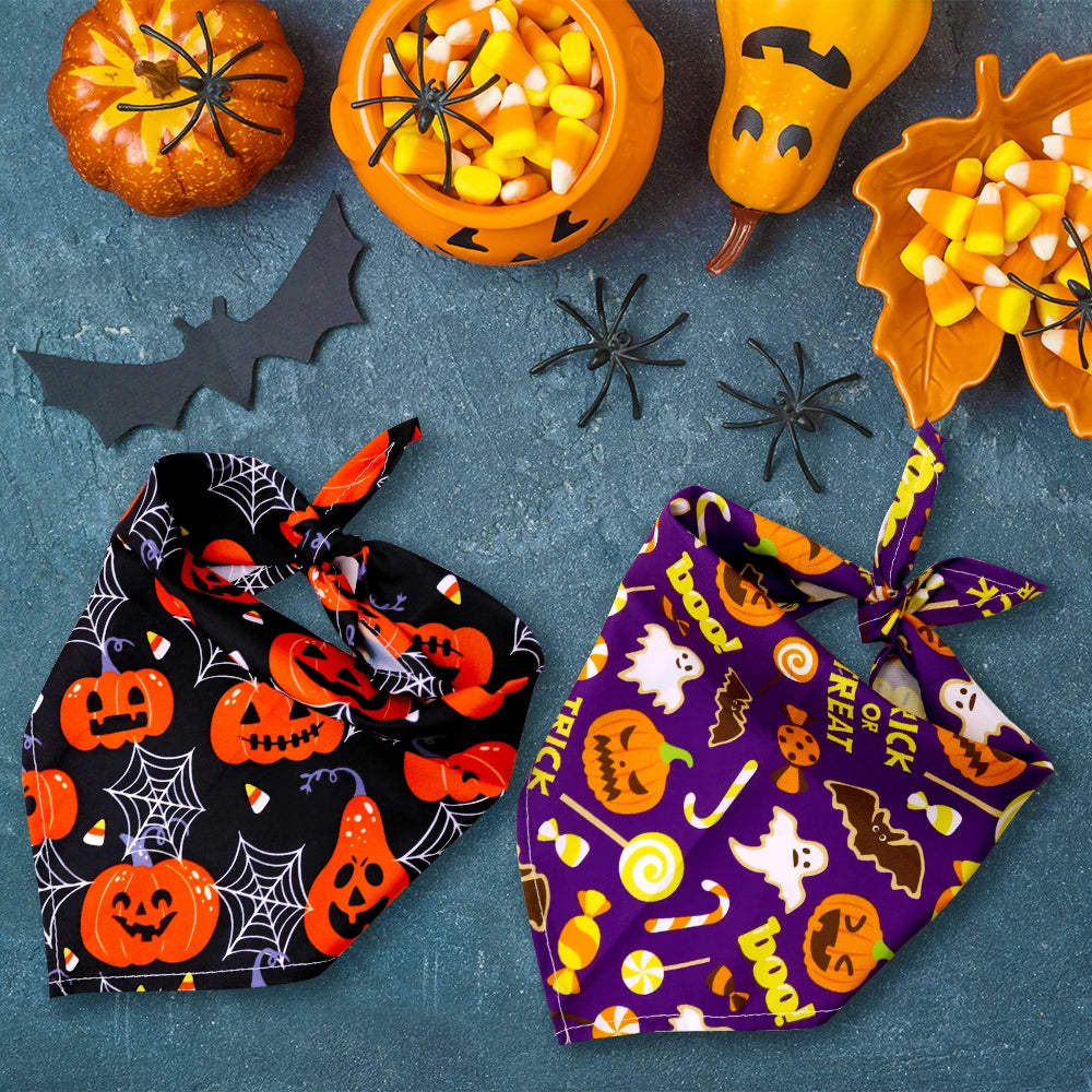 Halloween Dog Bandanas