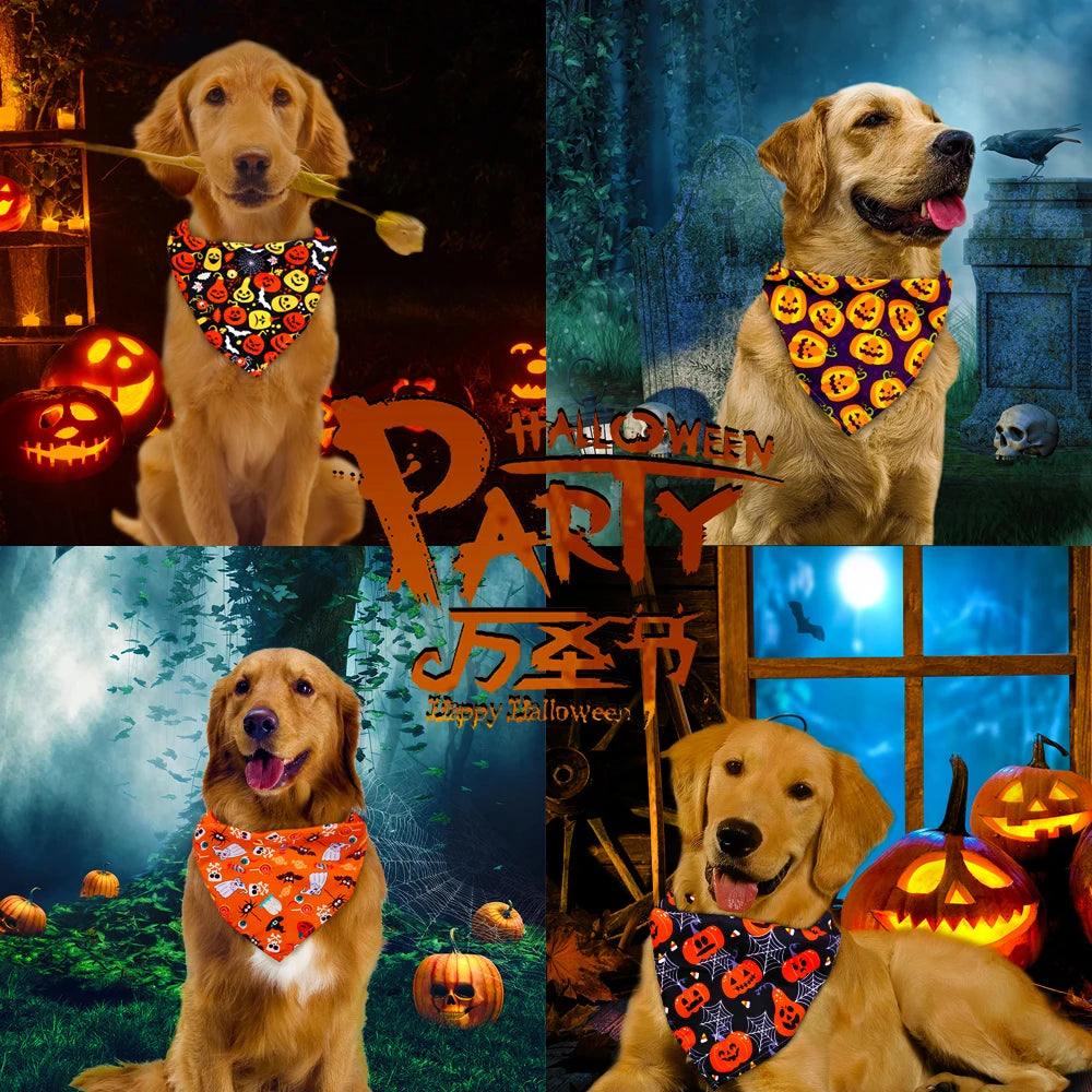 Halloween Dog Bandanas