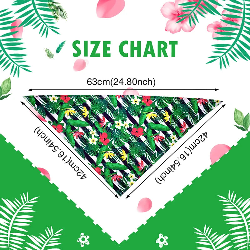 Summer Cotton Dog Bandana - Pet Accessories for Small Dogs & Cats