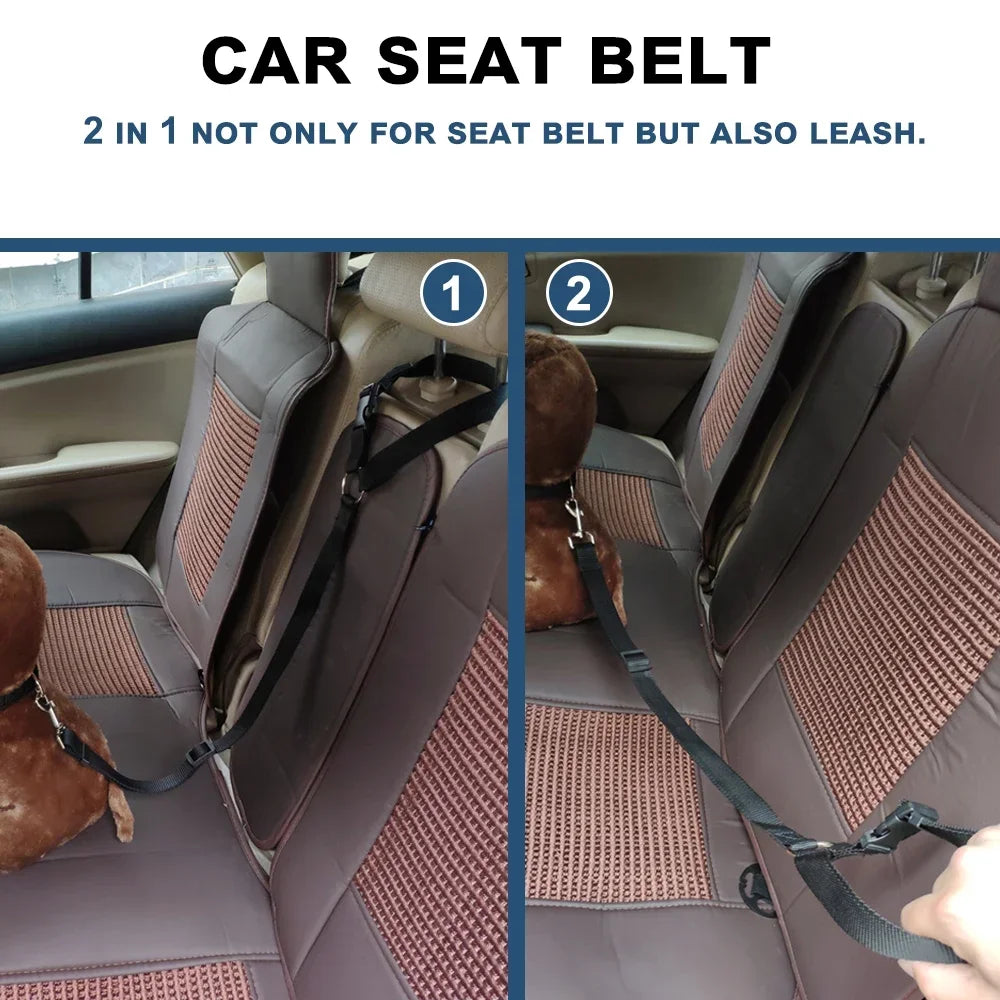 Pet Car Seat Belt and Harness Combo