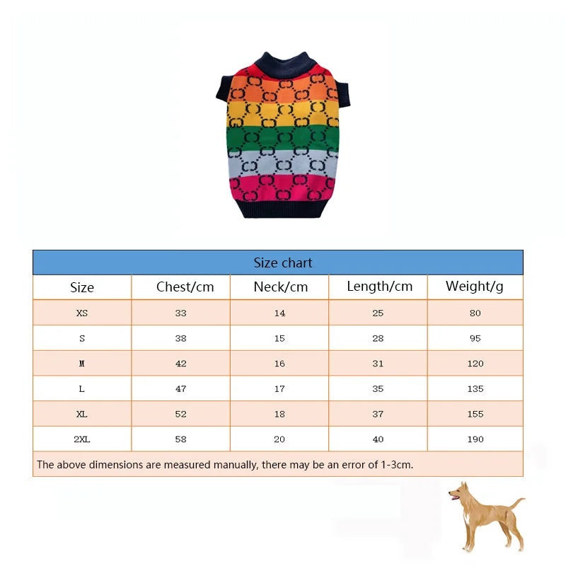 Trendy Dog clothes pullover sweater