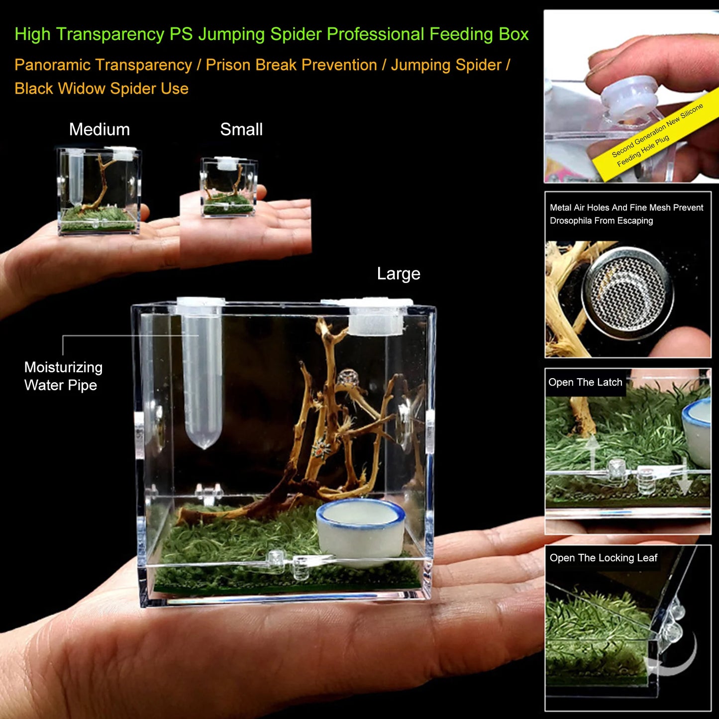 Small Clear Acrylic Habitat