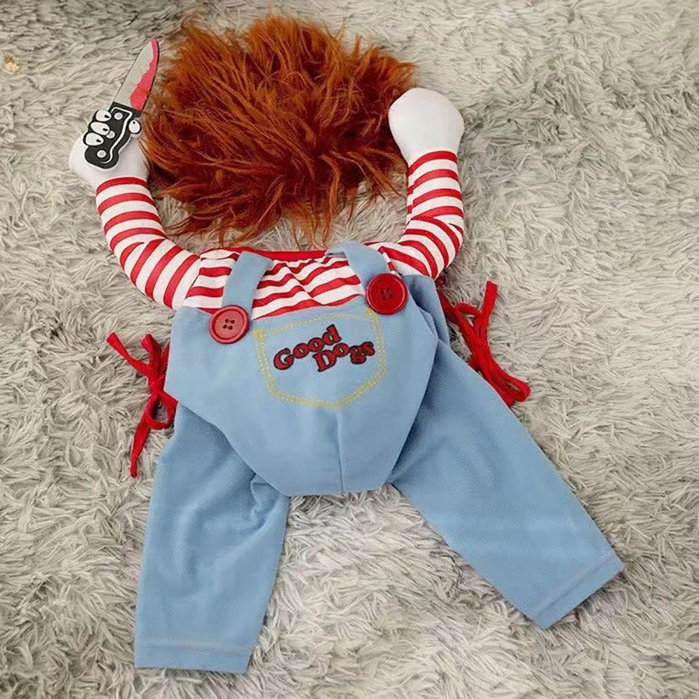 Halloween Pet Costume With Knife