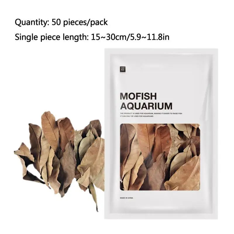 Multi-Purpose Aquarium Dried Leaf Decor