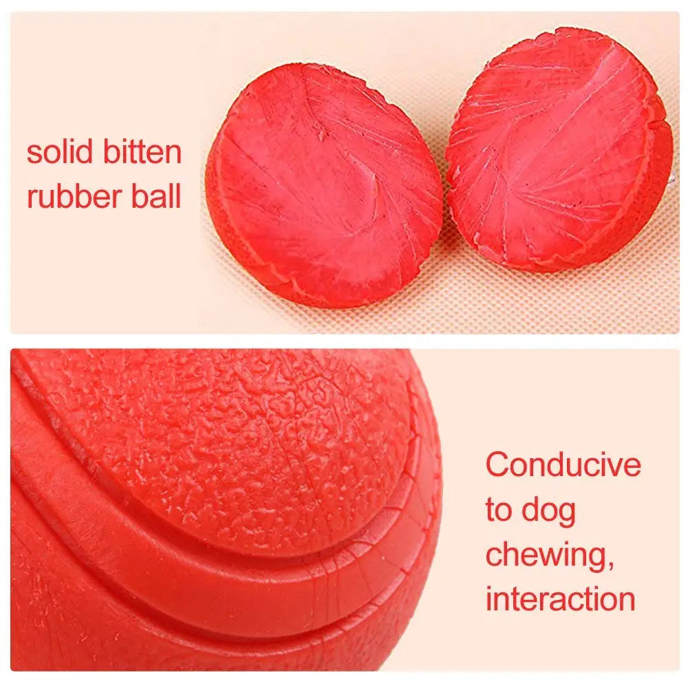 HOOPET Rubber Dog Toy Ball - Bite-Resistant