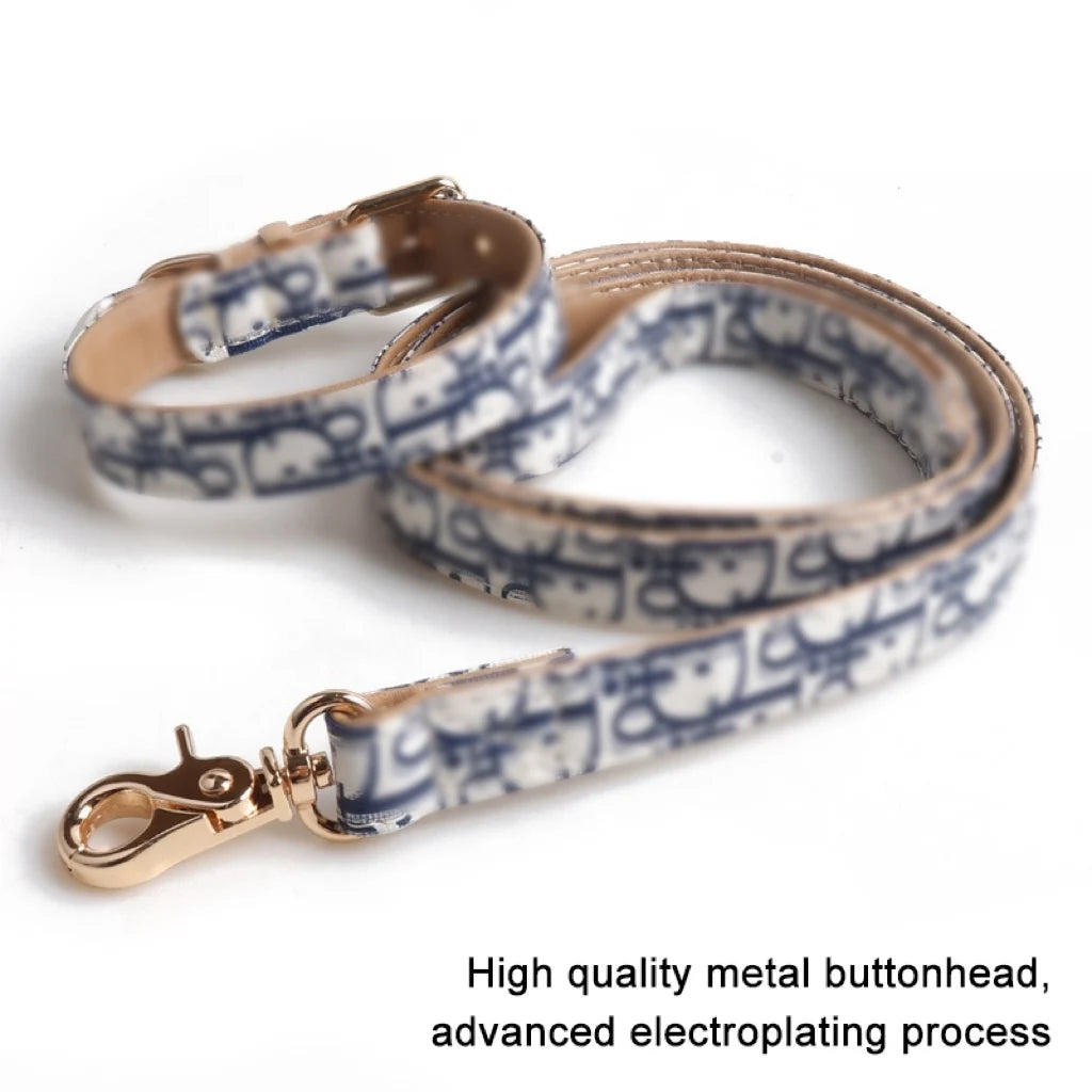 Luxury Leather Cat Collar