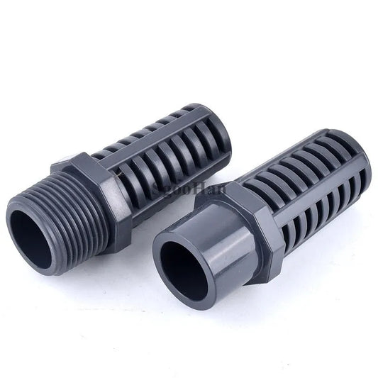 PVC Threaded Aquarium Filter Strainer