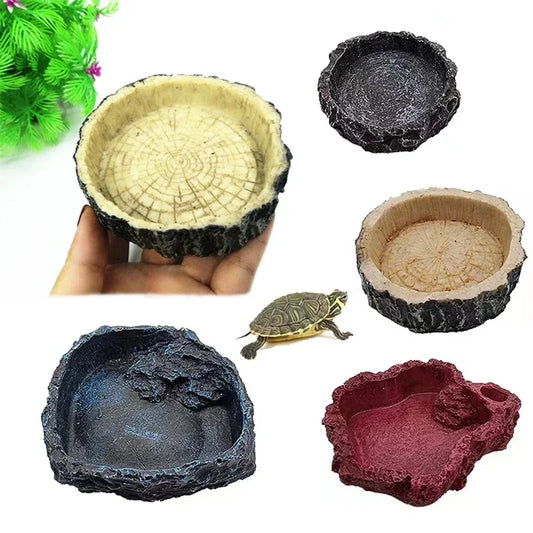 Reptile Resin Feeding Bowl