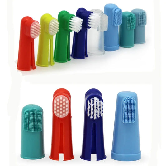 Soft Pet Finger Toothbrush - Dog Dental Cleaning Tool