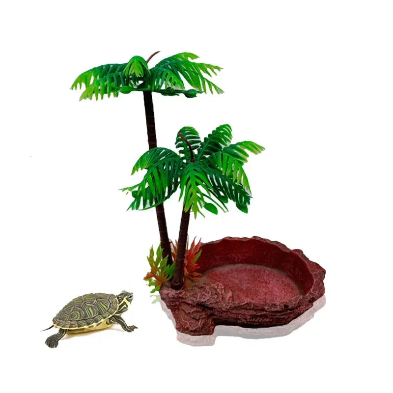 Reptile Resin Feeding Bowl