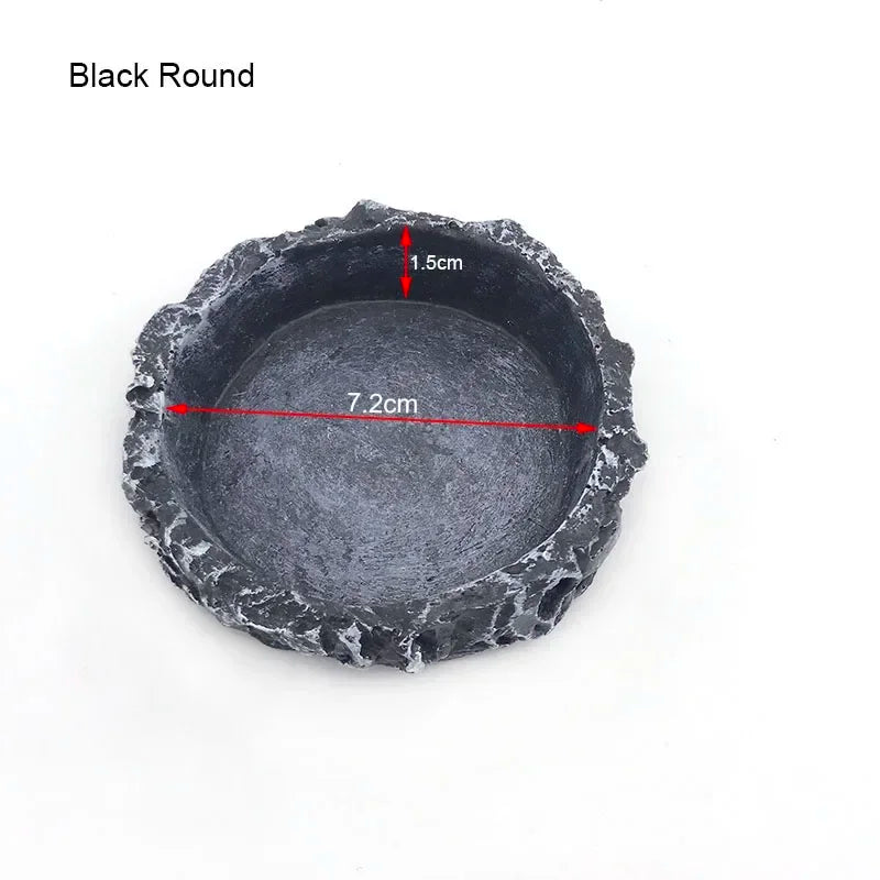 Reptile Resin Feeding Bowl