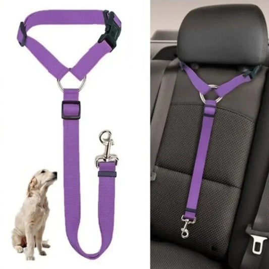Pet Car Seat Belt and Harness Combo
