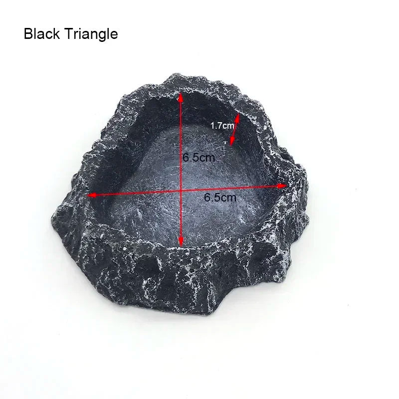 Reptile Resin Feeding Bowl